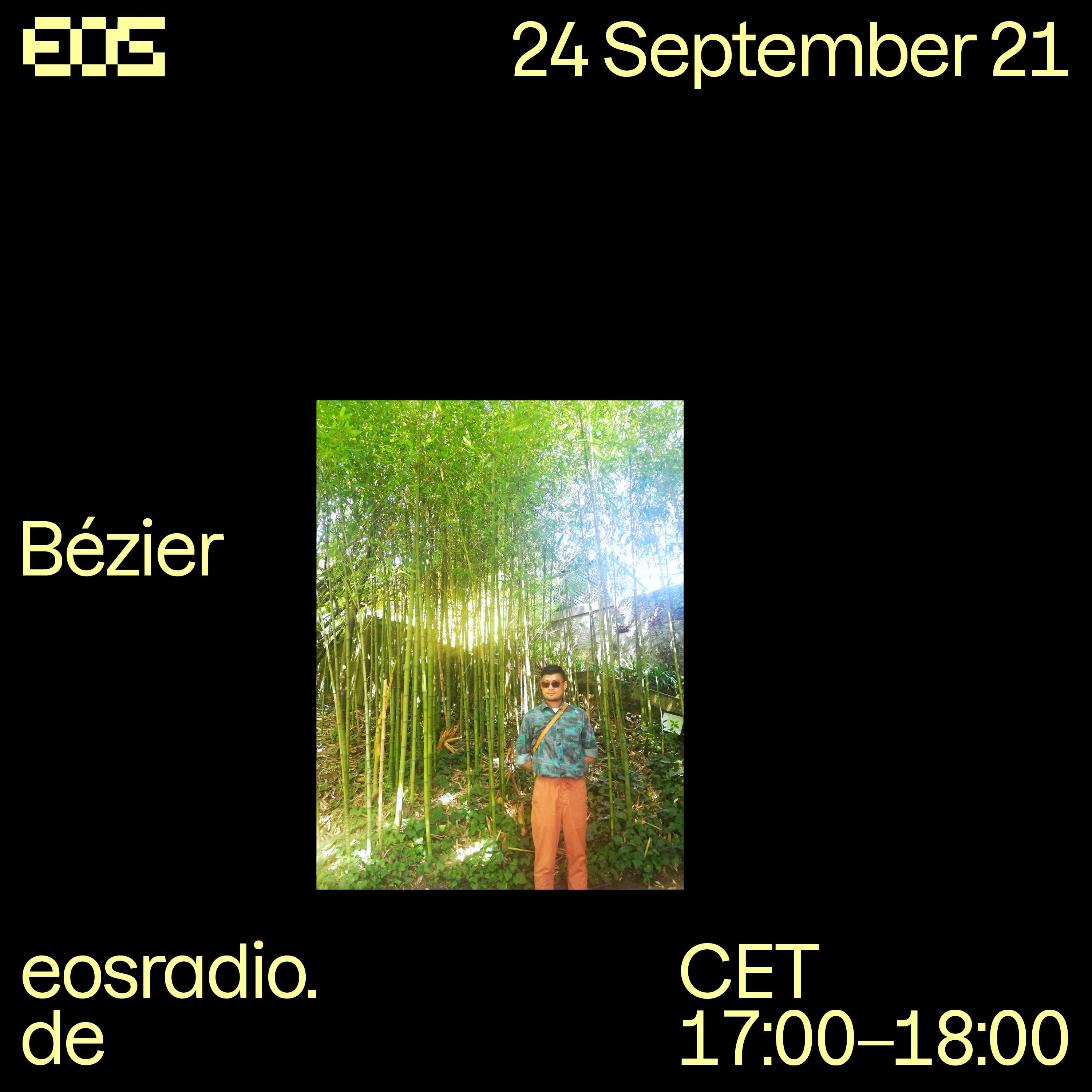 Image for Frankfurt based radio station eosradio.de for monthly Bézier Residency September 2021